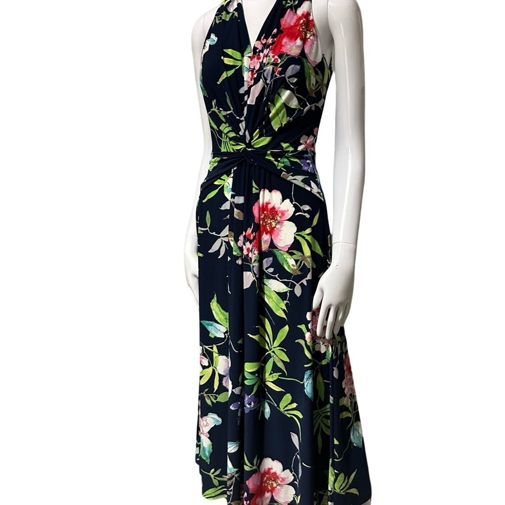 Chaps Floral Sleeveless Dress - Picture 4 of 9